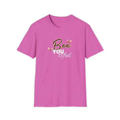 BeeYOUtiful Unisex Softstyle T-Shirt - Nature Inspired Graphic Tee - w