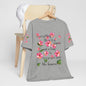 To Everything There Is A Season Pink Flowers, sleeve design, Bella+Canvas, T-shirt, spring