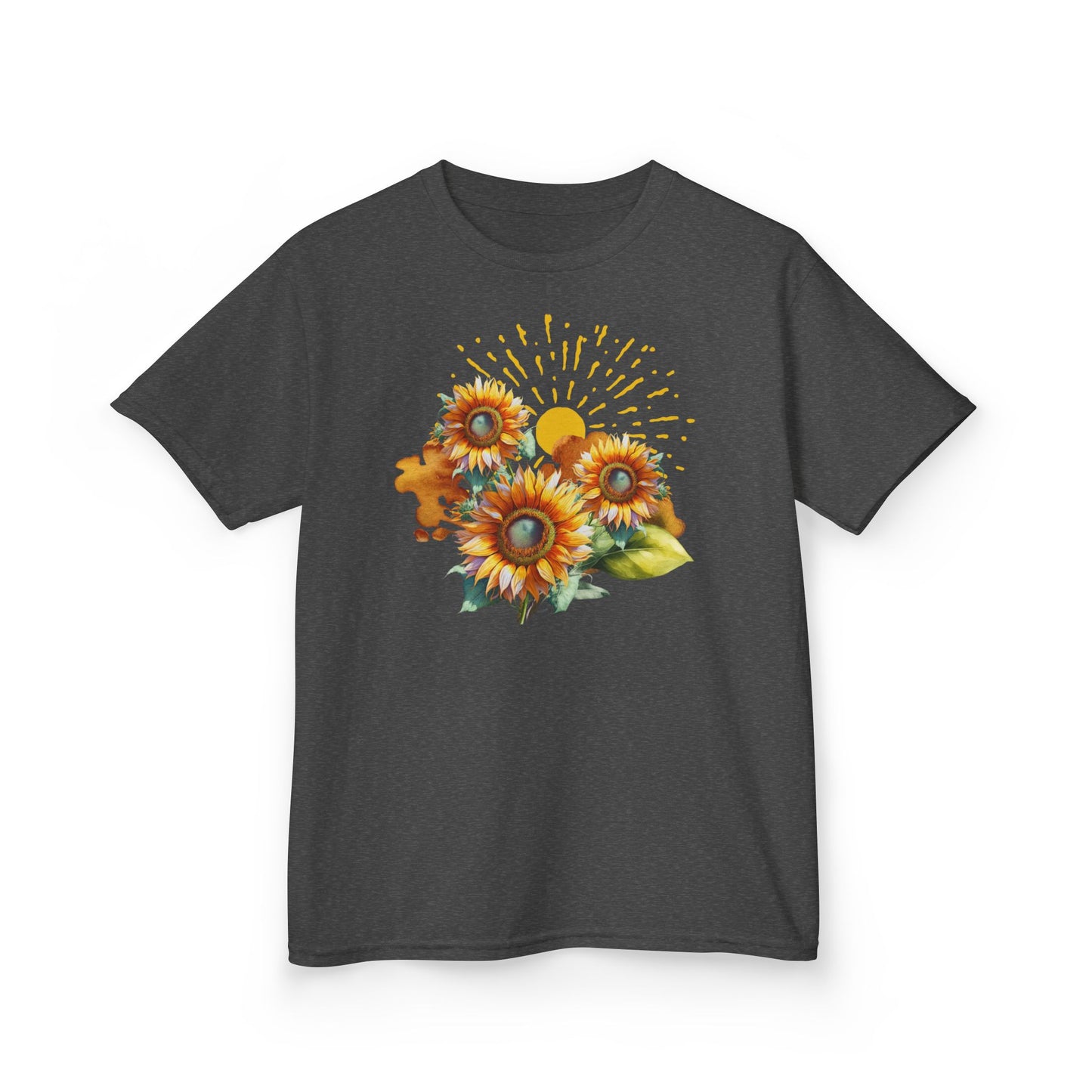 Sunflowers Kids Heavy Cotton™ Tee, spring, summer