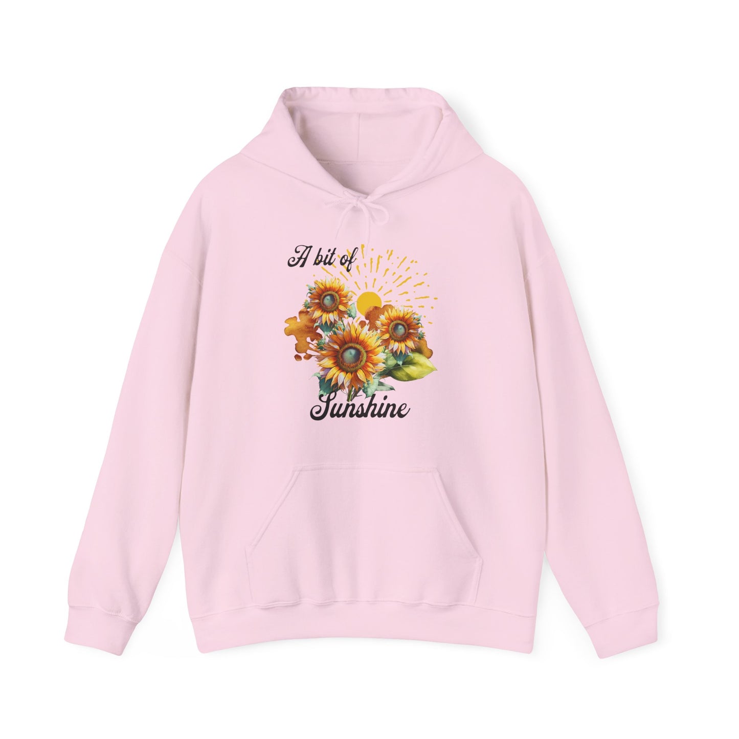 A Bit Of Sunshine hoodie with sunflowers, gift for her