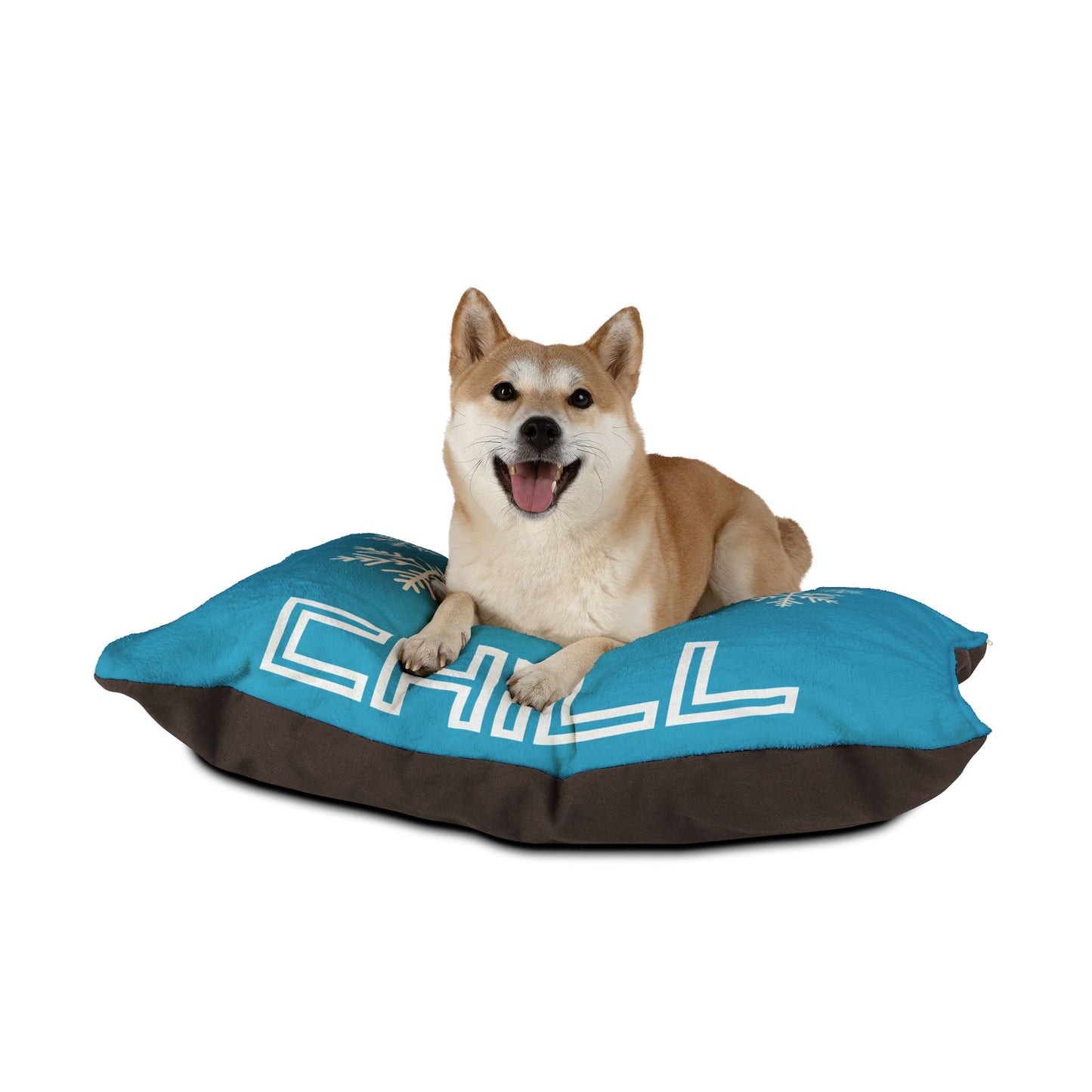 Chill with Polar Bear Pet Bed, Turquoise