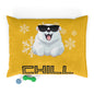 Chill with Polar Bear Pet Bed, Yellow