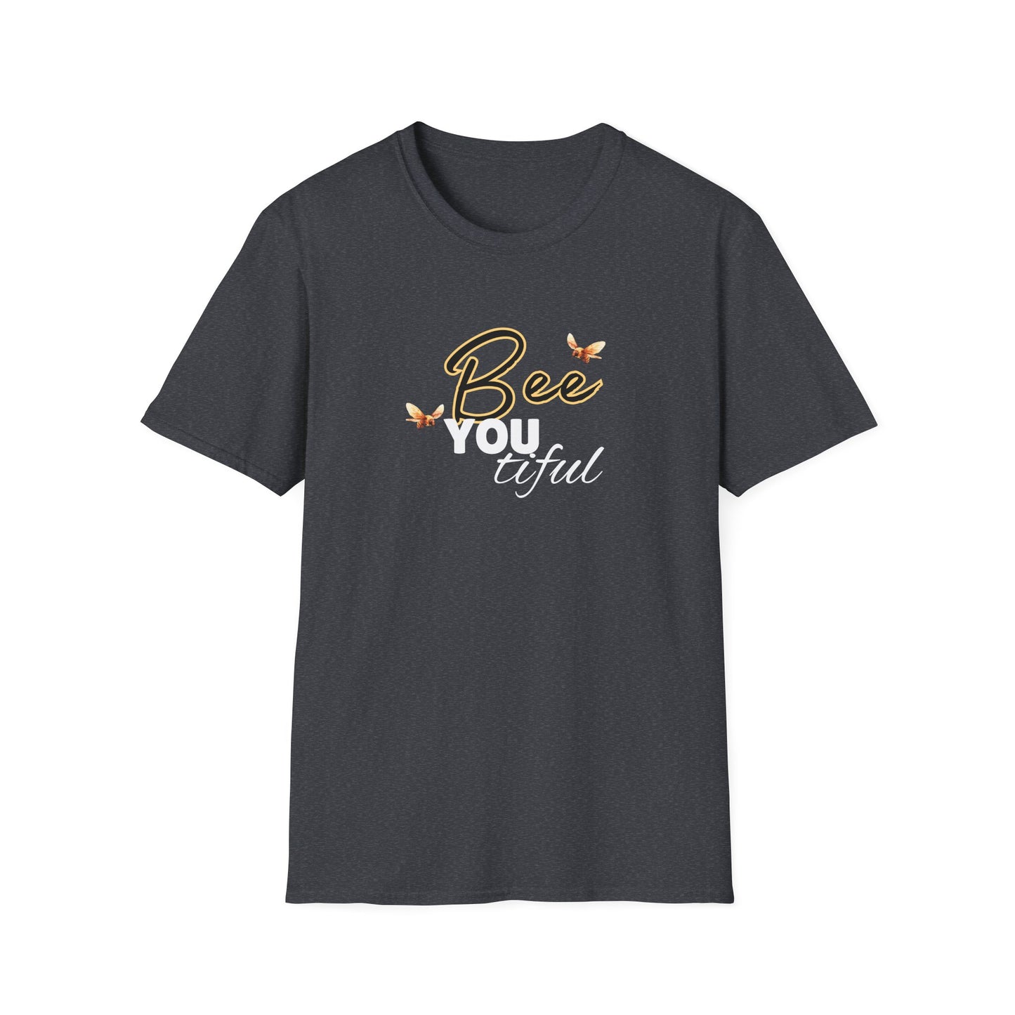 BeeYOUtiful Unisex Softstyle T-Shirt - Nature Inspired Graphic Tee - w