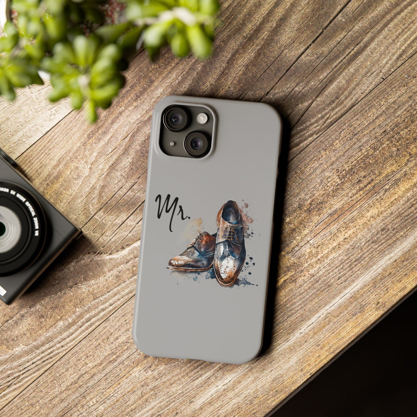 'Mr.' Slim iPhone Cases, vintage design, wedding, anniversary