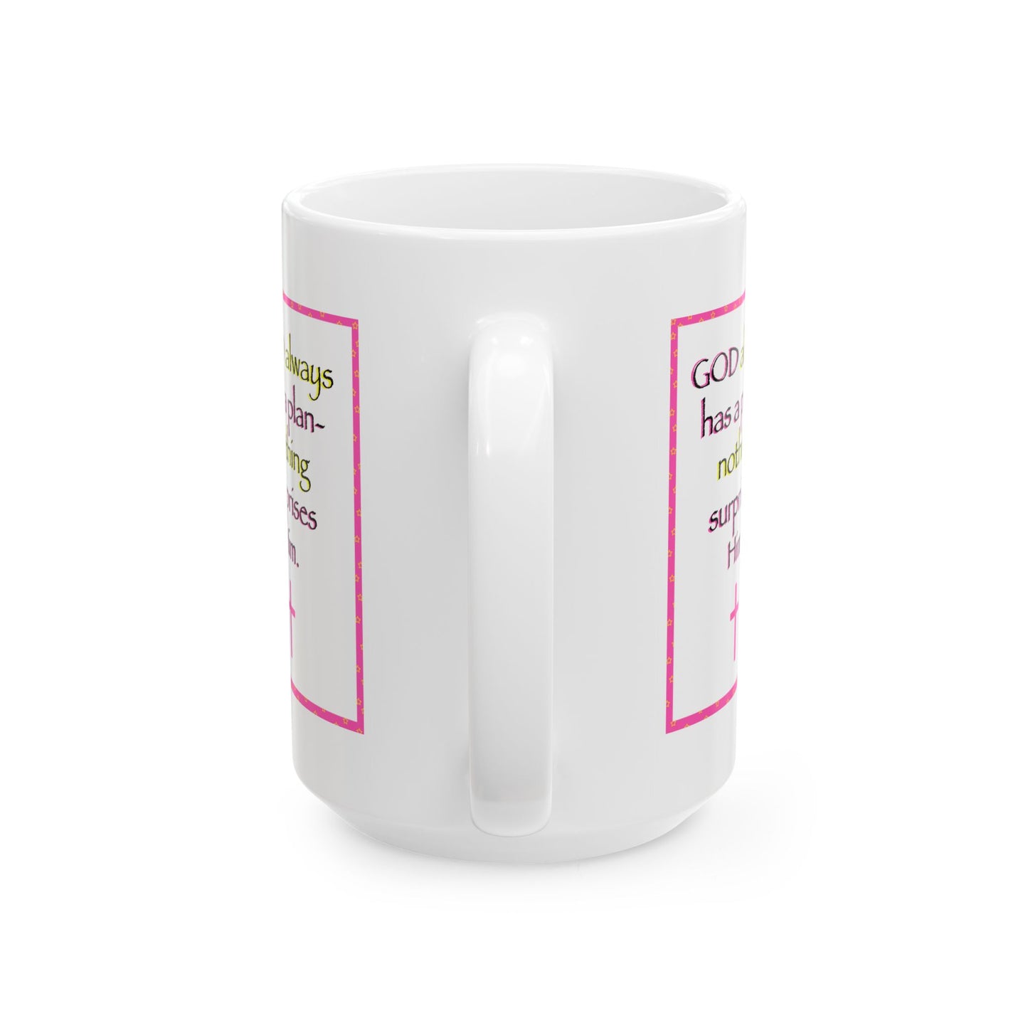 God Has a Plan Mug (pink), Faith gift, Encouragement gift, Birthday