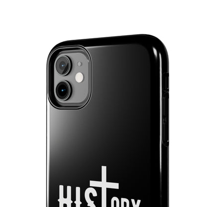 HIStory Lives On, Phone Cases - black & white