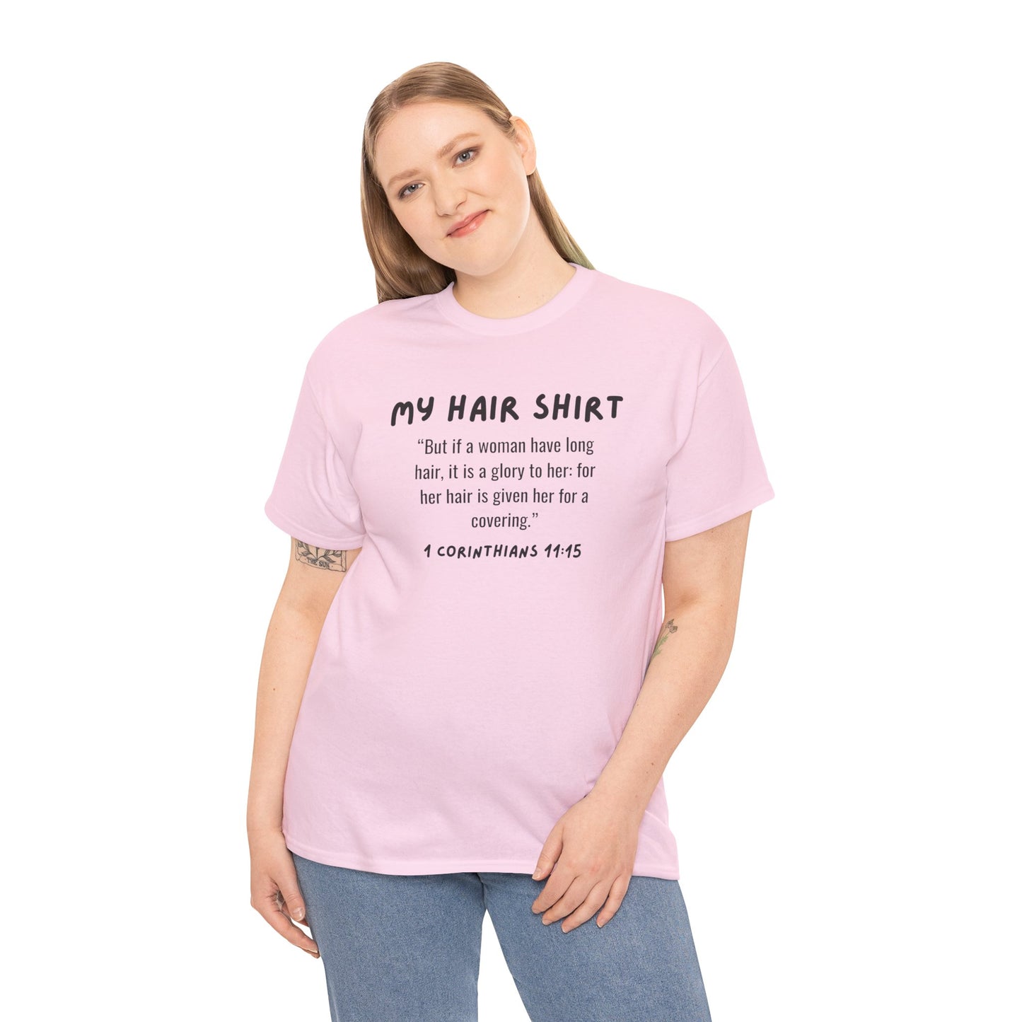 Inspirational Hair Growth Heavy Cotton Tee