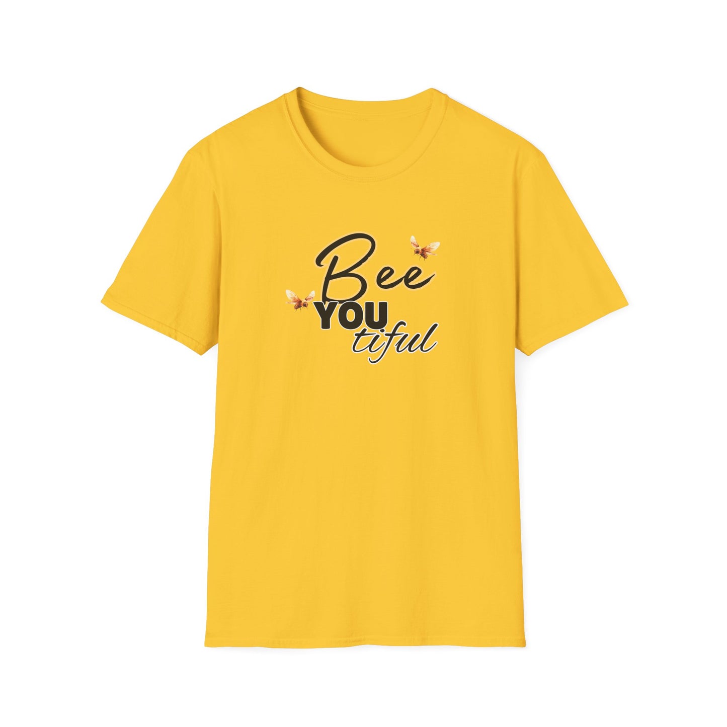 BeeYOUtiful Unisex Softstyle T-Shirt - Nature Inspired Graphic Tee