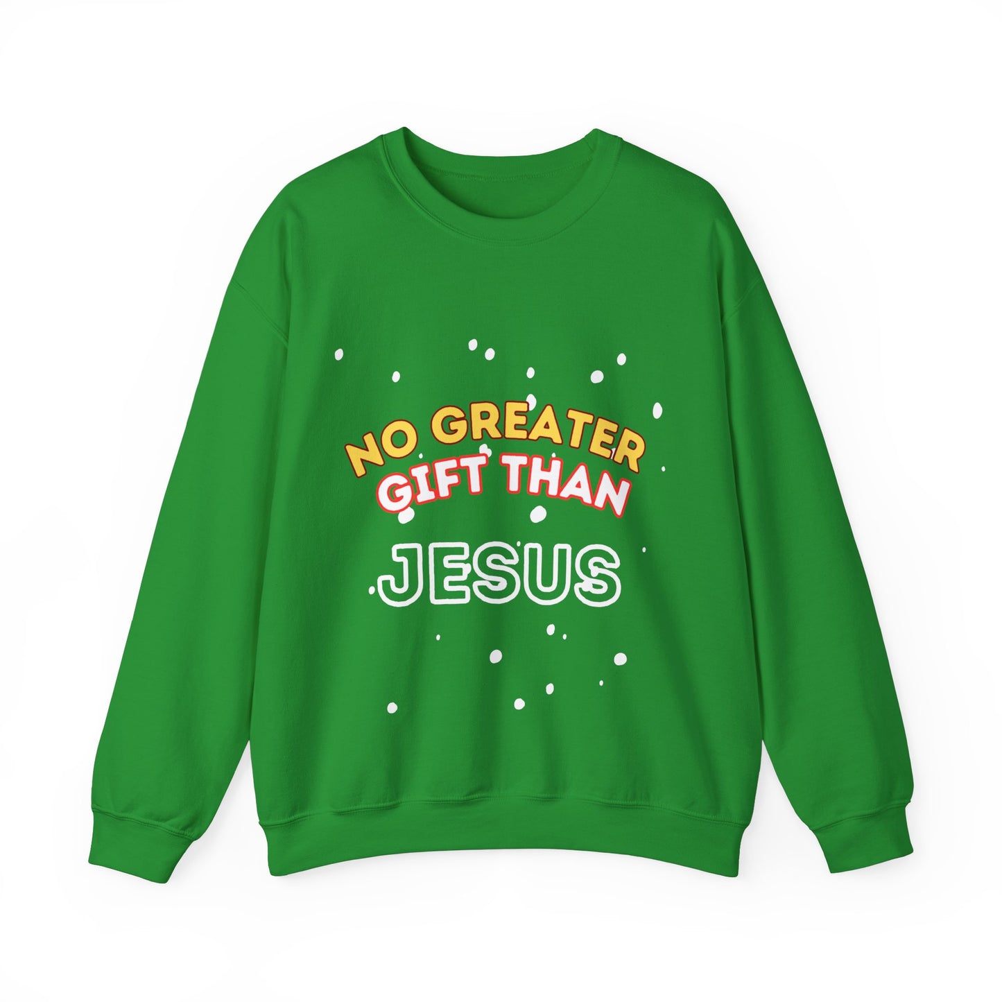 No Greater Gift Than Jesus Unisex Heavy Blend™ Crewneck Sweatshirt, Christmas