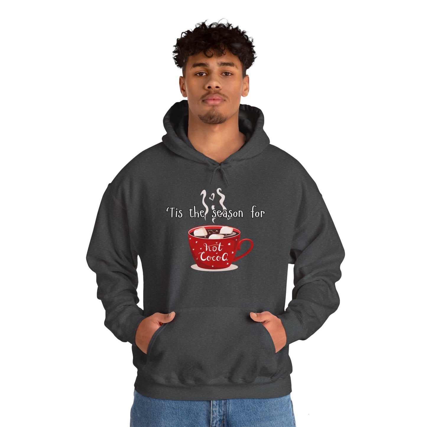 'Tis the Season for Hot Cocoa Unisex Heavy Blend™ Hooded Sweatshirt