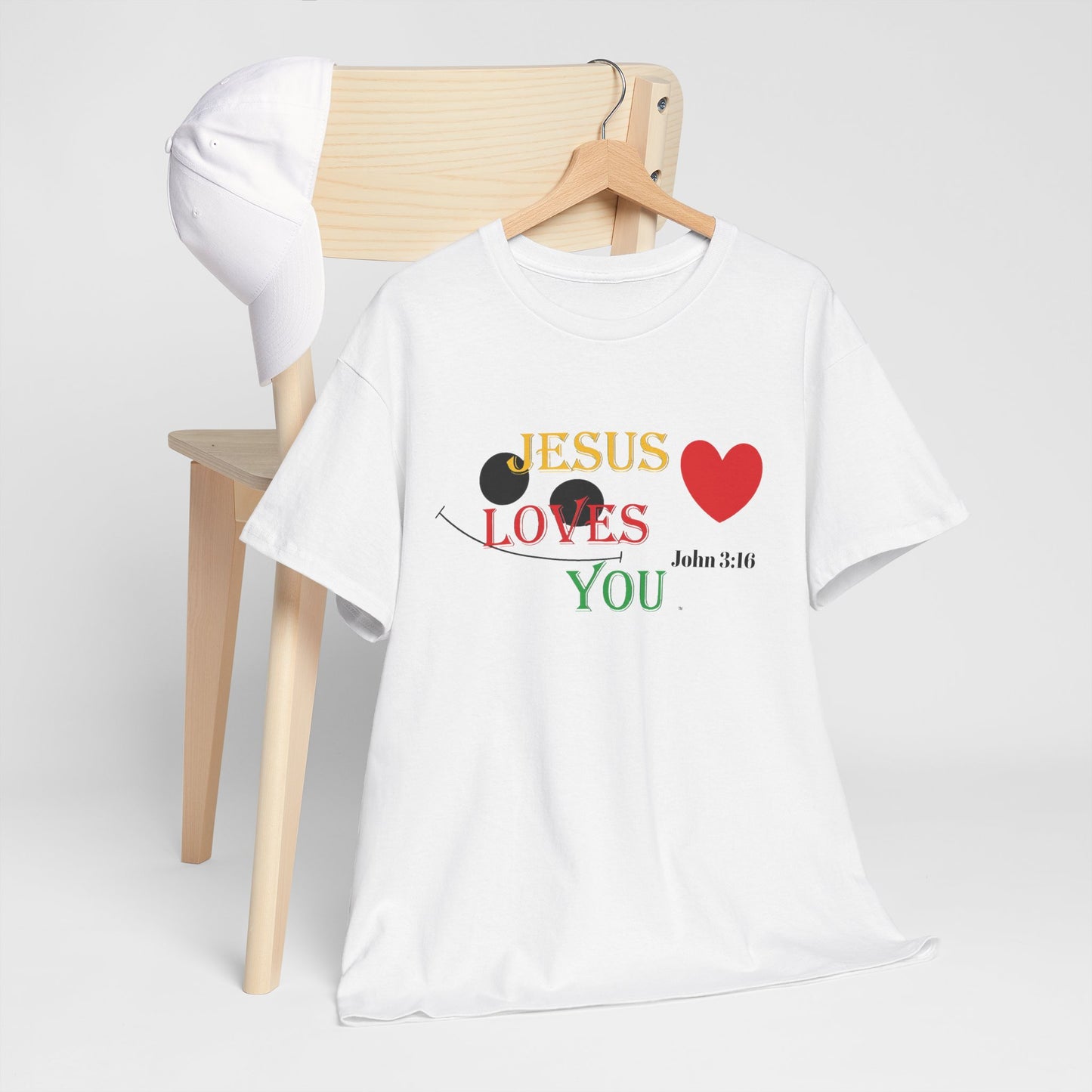 Jesus Loves You - Unisex Heavy Cotton Tee
