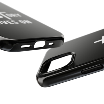 HIStory Lives On, Phone Cases - black & white