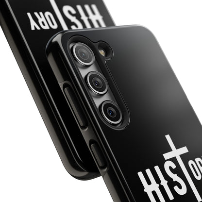 HIStory Lives On, Phone Cases - black & white