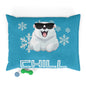Chill with Polar Bear Pet Bed, Turquoise