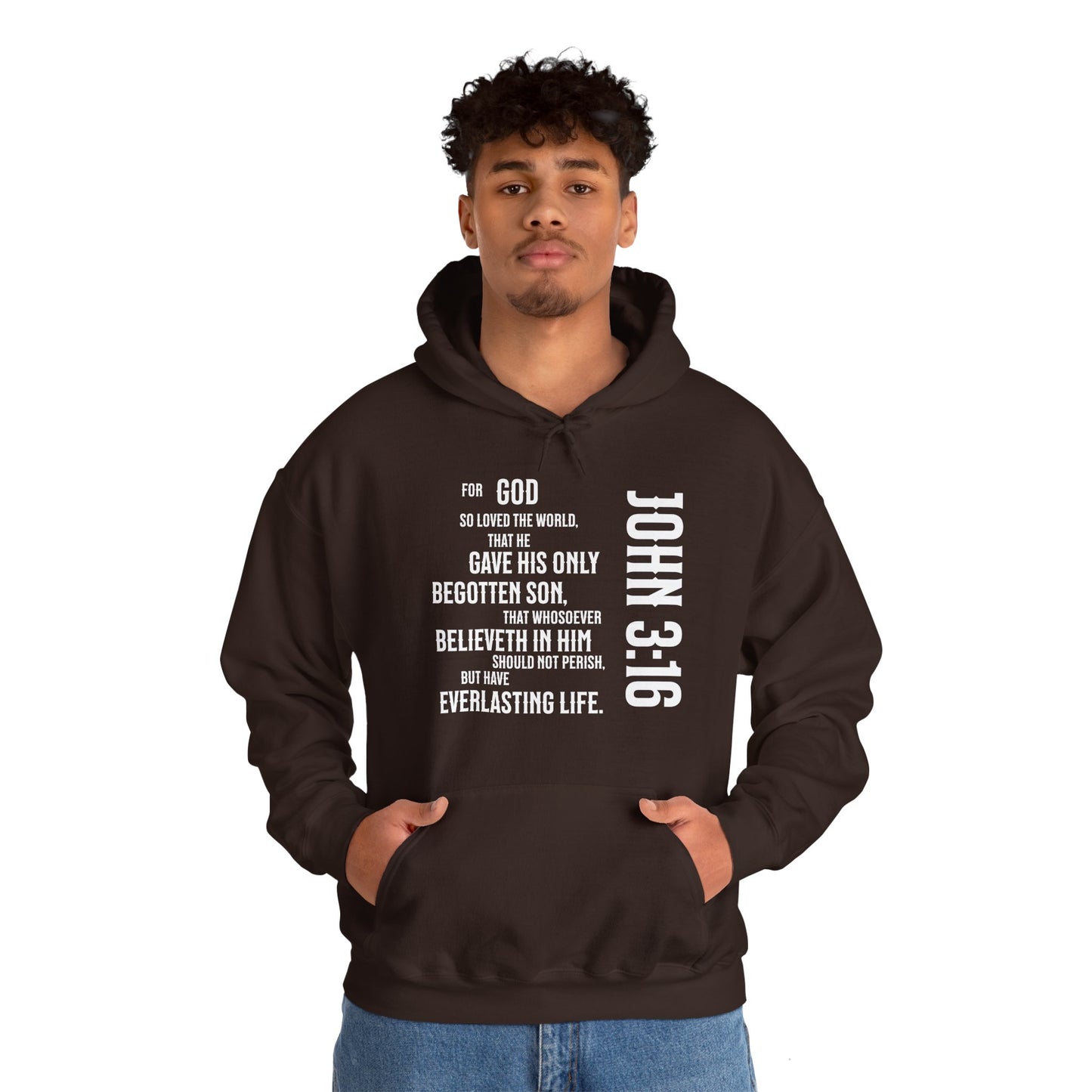 John 3:16 Unisex Heavy Blend™ Hooded Sweatshirt