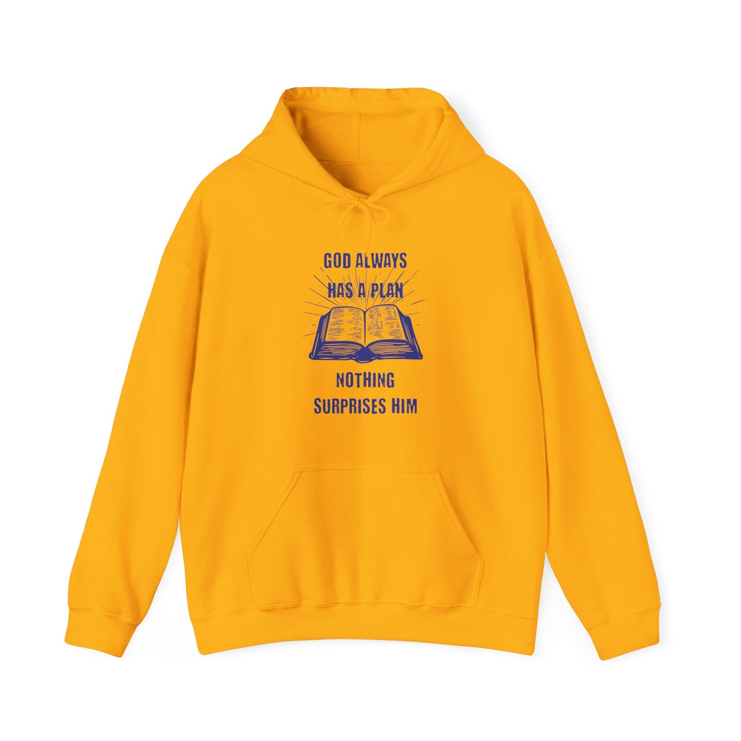 God Always Has a Plan (Bible) - Unisex Hoodie, faith gift, encouragement