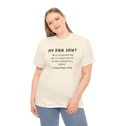 Inspirational Hair Growth Heavy Cotton Tee