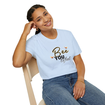 BeeYOUtiful Unisex Softstyle T-Shirt - Nature Inspired Graphic Tee