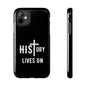 HIStory Lives On, Phone Cases - black & white