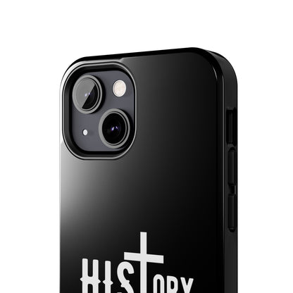 HIStory Lives On, Phone Cases - black & white