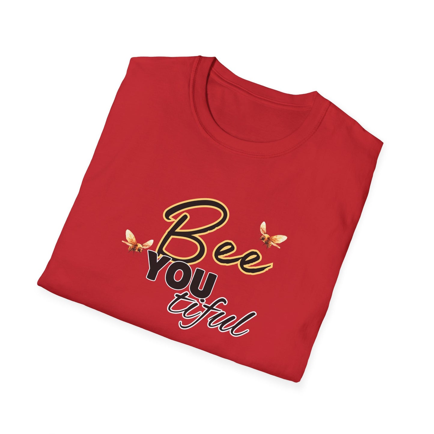 BeeYOUtiful Unisex Softstyle T-Shirt - Nature Inspired Graphic Tee