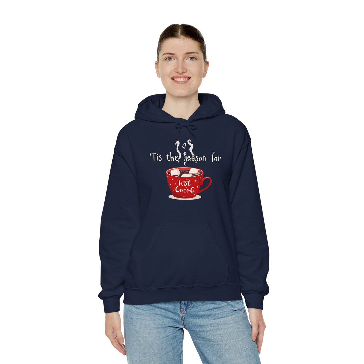 'Tis the Season for Hot Cocoa Unisex Heavy Blend™ Hooded Sweatshirt