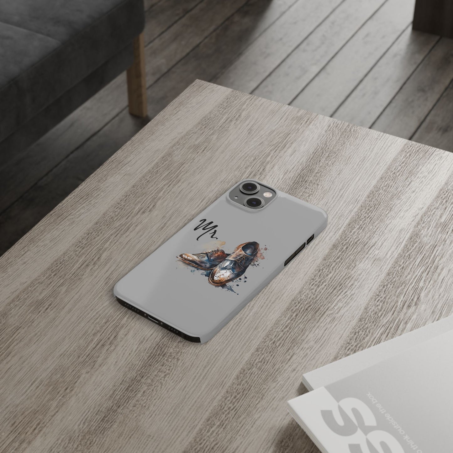 'Mr.' Slim iPhone Cases, vintage design, wedding, anniversary