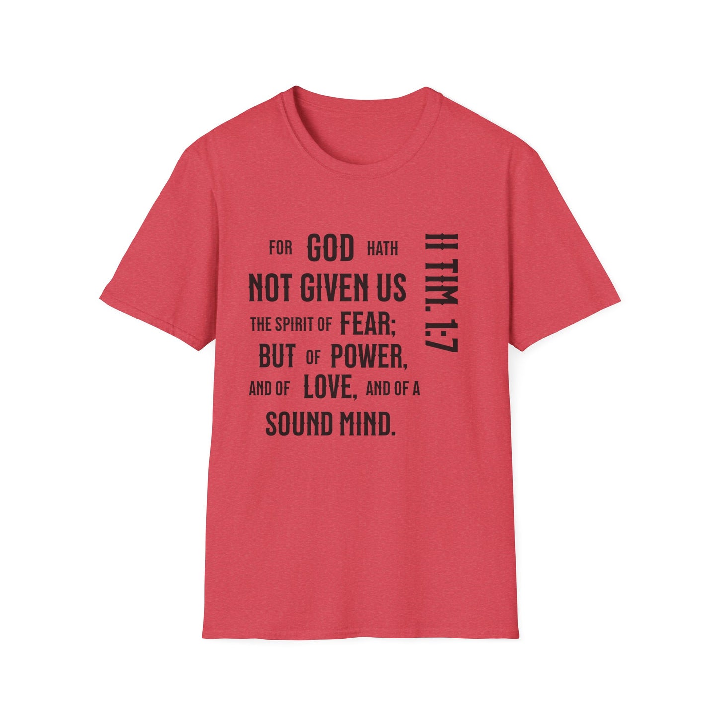 No Fear II Timothy 4:20, Unisex Softstyle T-Shirt