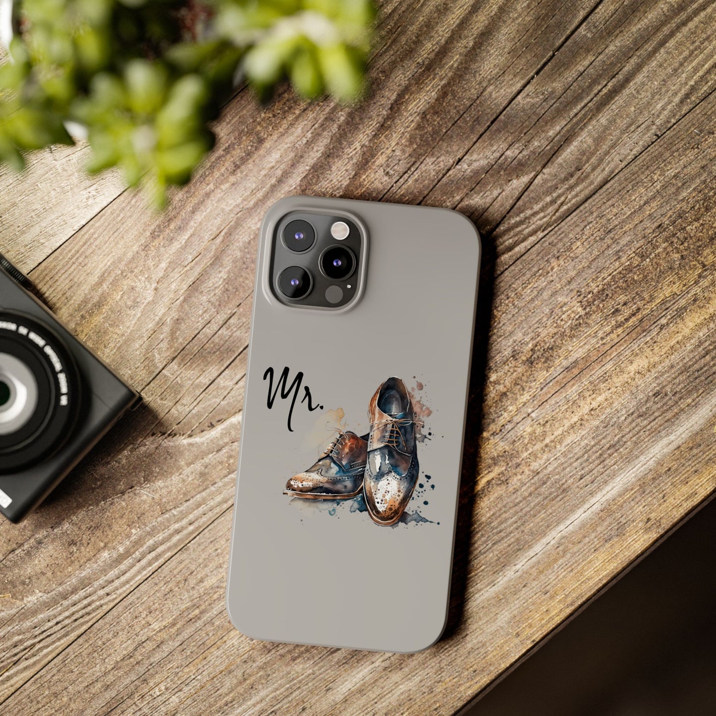 'Mr.' Slim iPhone Cases, vintage design, wedding, anniversary