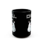 Chill Polar Bear with sunglasses Black Mug (11oz, 15oz)