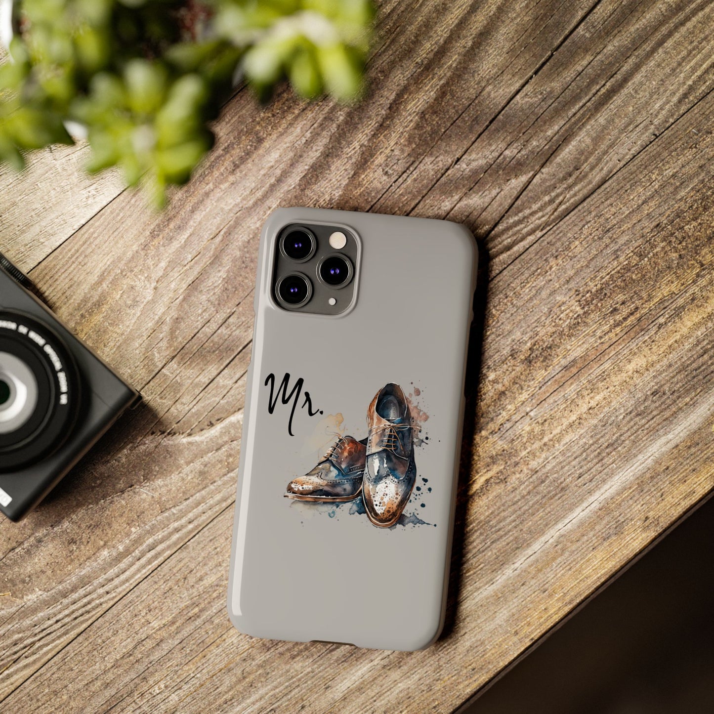 'Mr.' Slim iPhone Cases, vintage design, wedding, anniversary