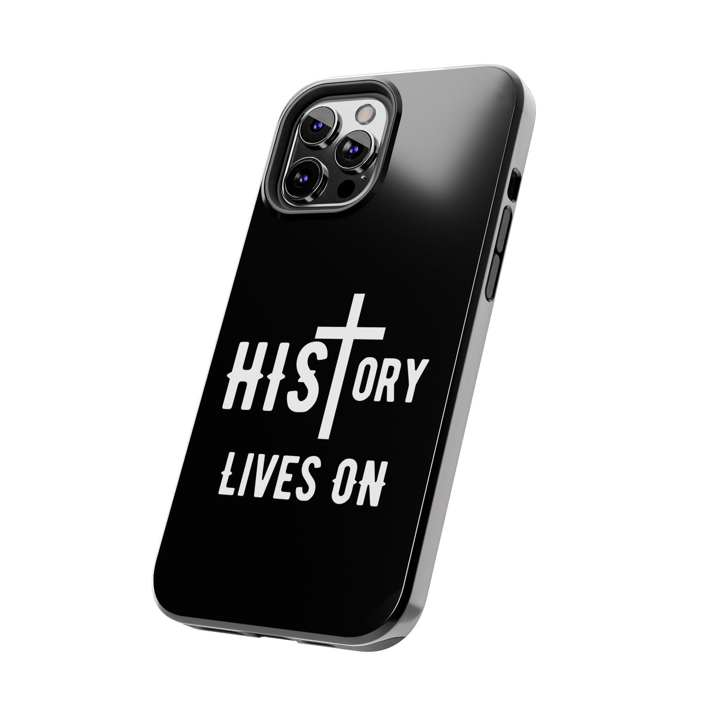 HIStory Lives On, Phone Cases - black & white