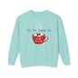'Tis the Season for Hot Cocoa Unisex Lightweight Crewneck Sweatshirt, Christmas