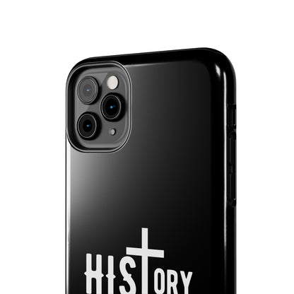 HIStory Lives On, Phone Cases - black & white