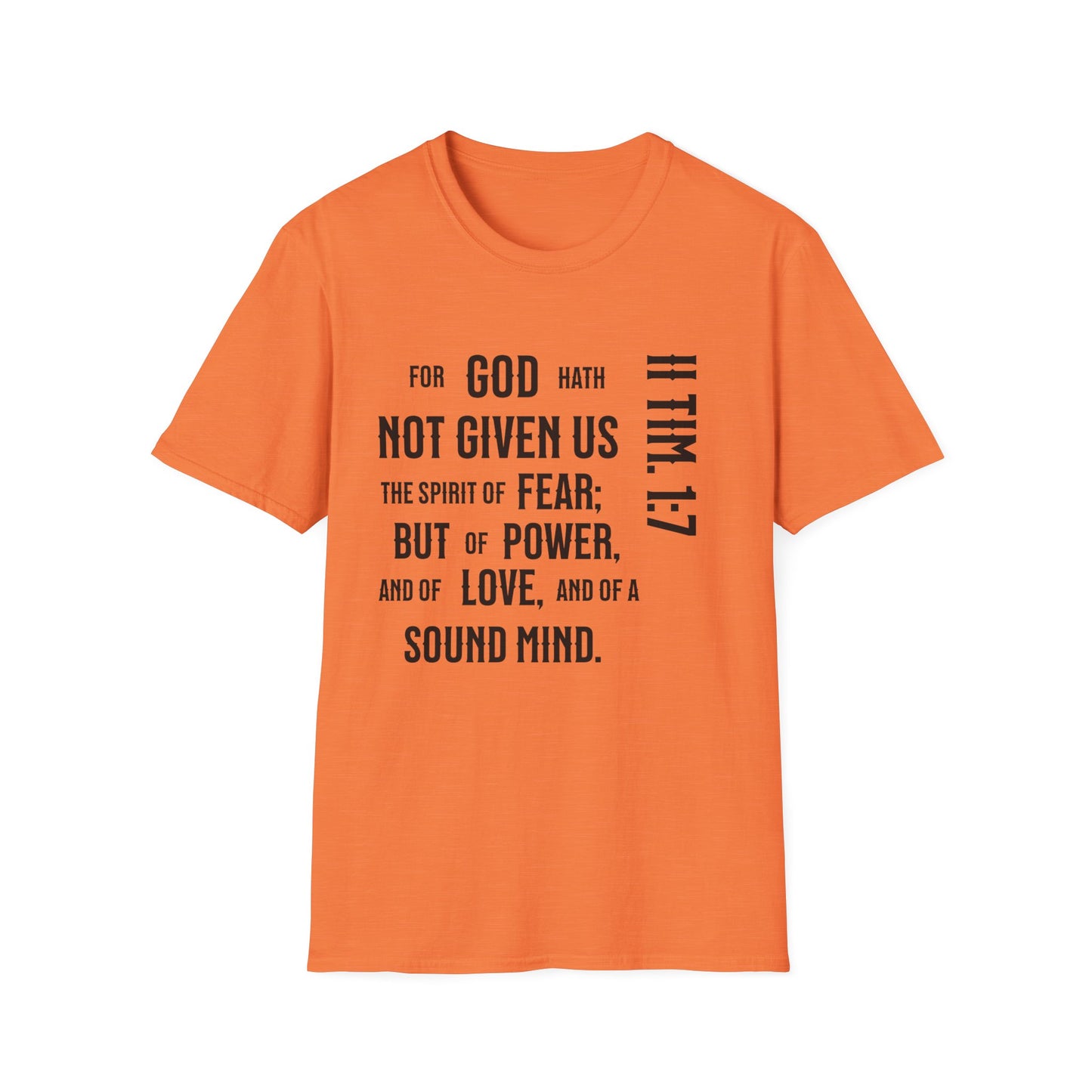 No Fear II Timothy 4:20, Unisex Softstyle T-Shirt