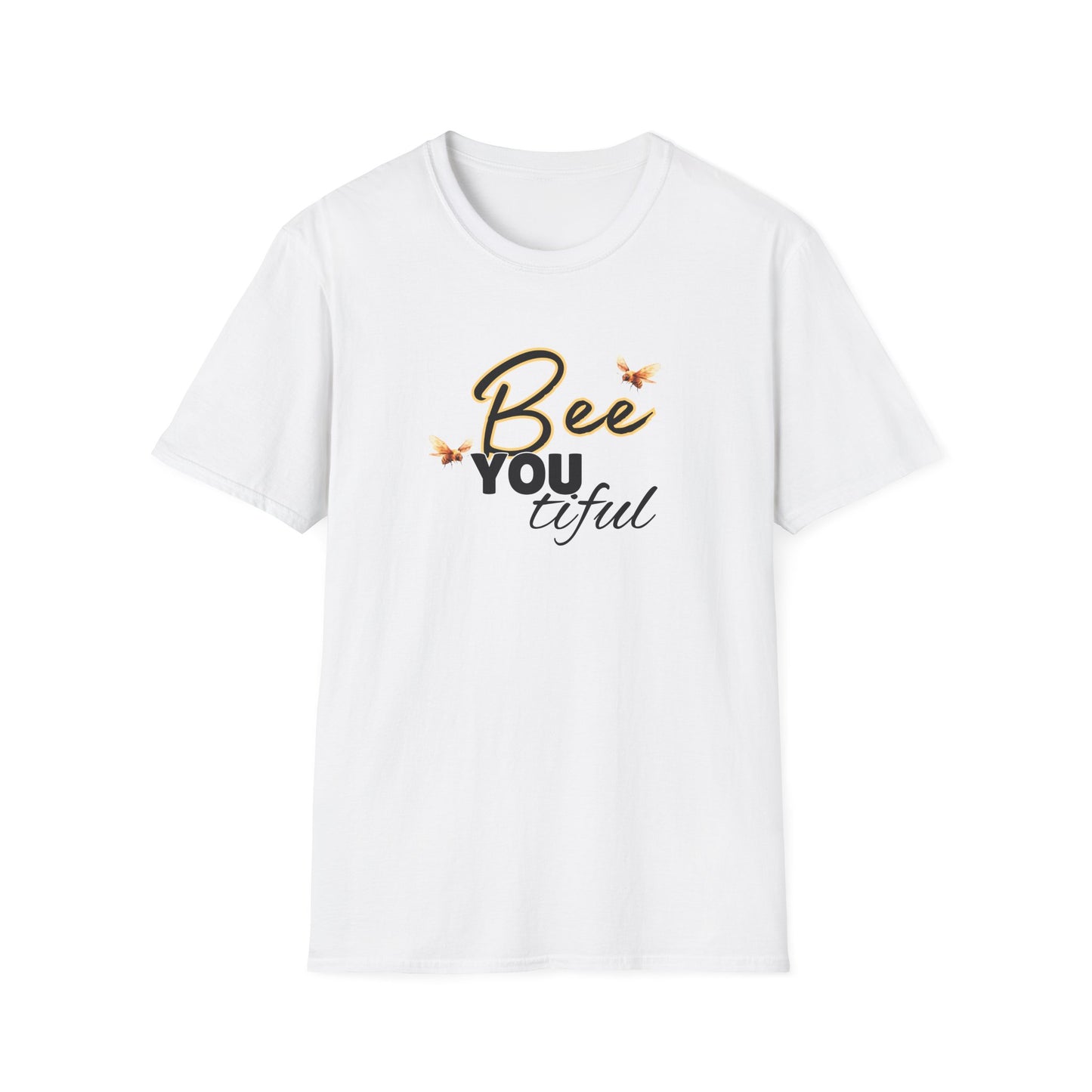 BeeYOUtiful Unisex Softstyle T-Shirt - Nature Inspired Graphic Tee