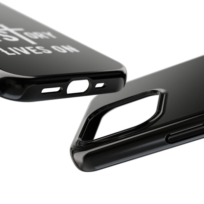 HIStory Lives On, Phone Cases - black & white