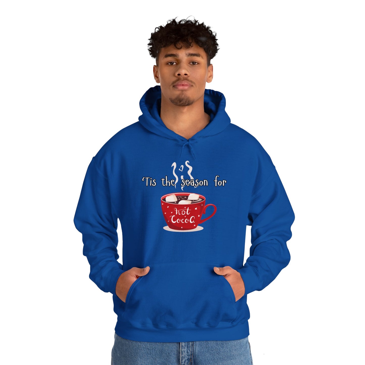 'Tis the Season for Hot Cocoa Unisex Heavy Blend™ Hooded Sweatshirt