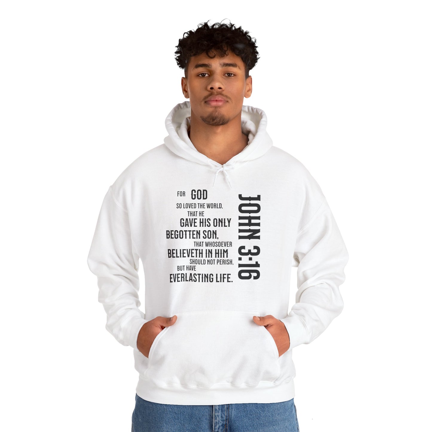 John 3:16 Unisex Heavy Blend™ Hooded Sweatshirt
