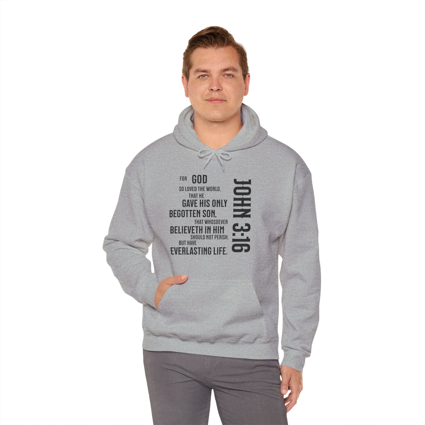 John 3:16 Unisex Heavy Blend™ Hooded Sweatshirt
