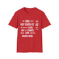 No Fear II Timothy 4:20, Unisex Softstyle T-Shirt - 2