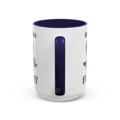Stop Whining - Fight Accent Coffee Mug, 11oz and 15oz, Christian gift, humorous gift