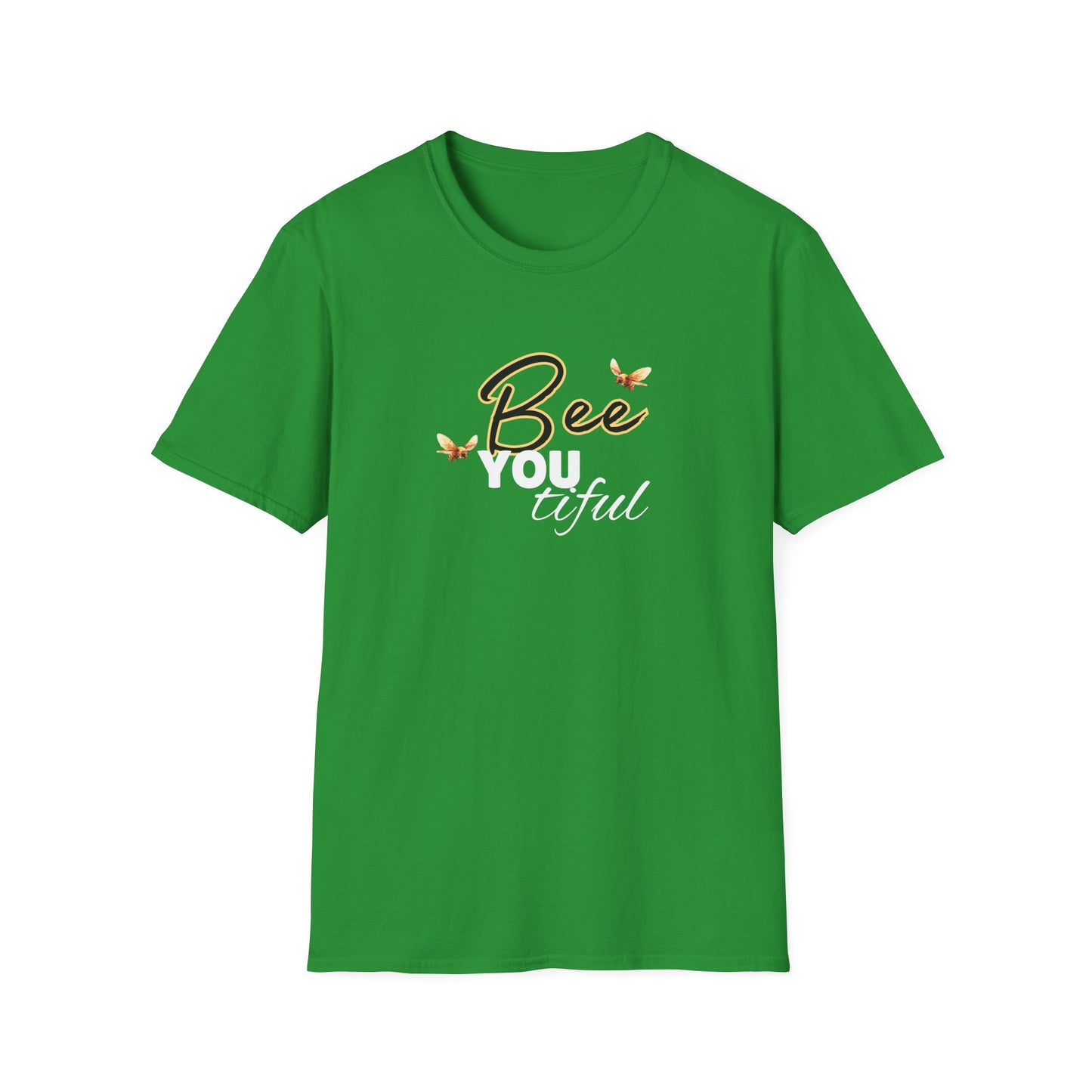 BeeYOUtiful Unisex Softstyle T-Shirt - Nature Inspired Graphic Tee - w