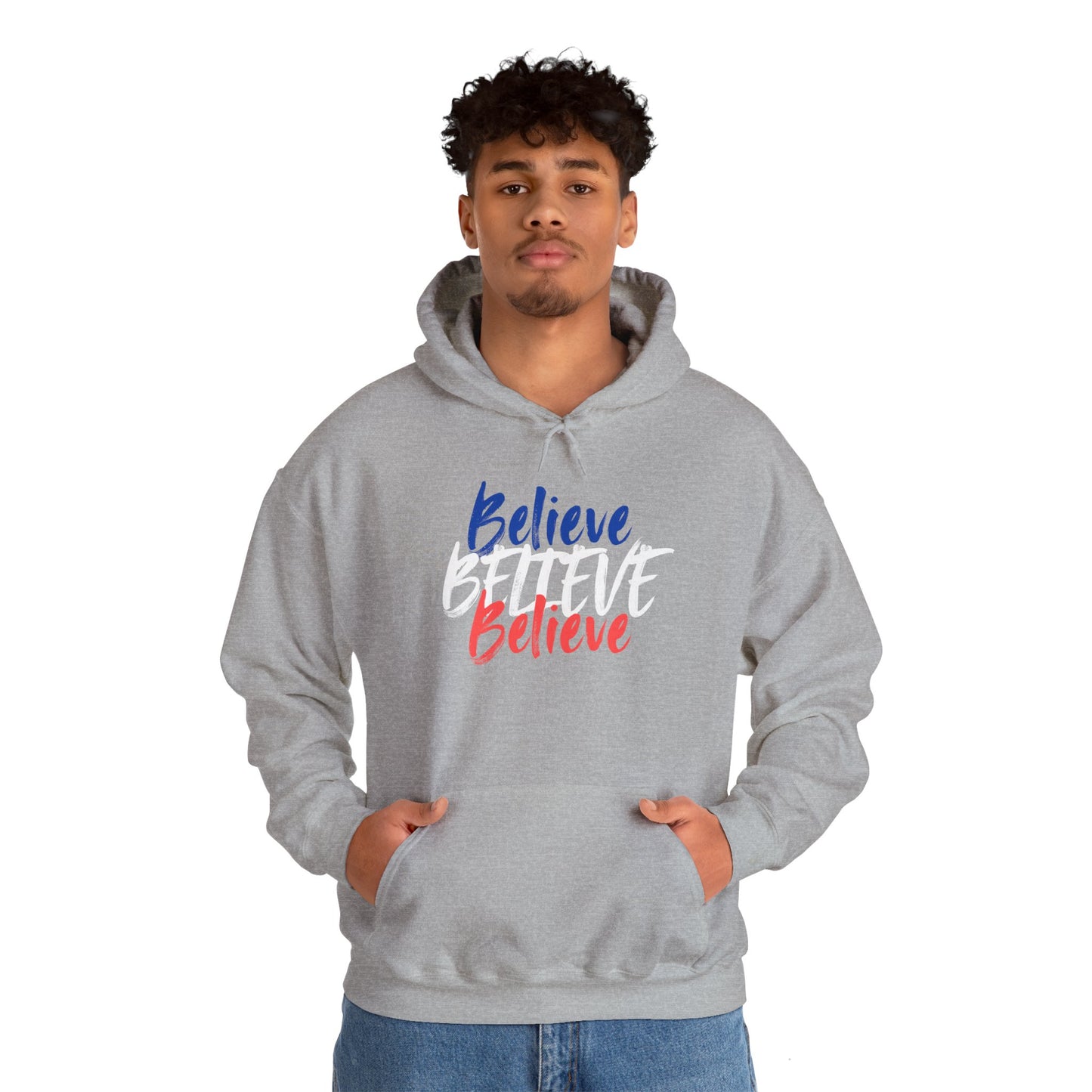 Inspirational 'Believe' Unisex Heavy Blend™ Hooded Sweatshirt