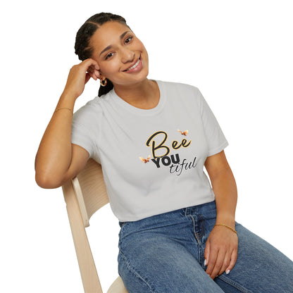 BeeYOUtiful Unisex Softstyle T-Shirt - Nature Inspired Graphic Tee