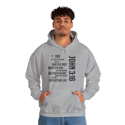 John 3:16 Unisex Heavy Blend™ Hooded Sweatshirt