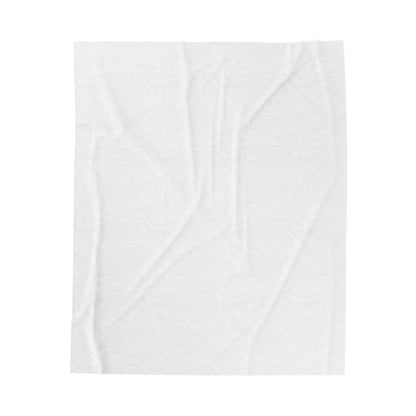 Polar Bear Velveteen Plush Blanket - Orange