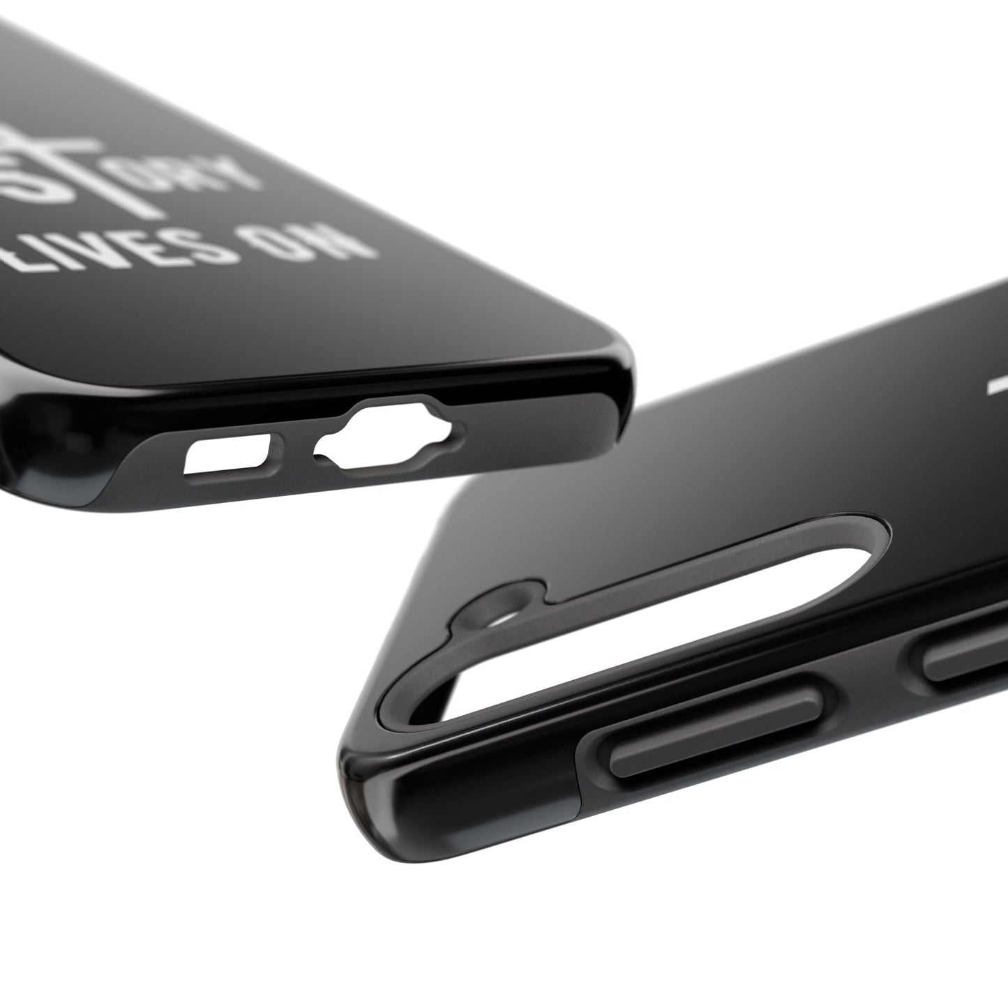 HIStory Lives On, Phone Cases - black & white