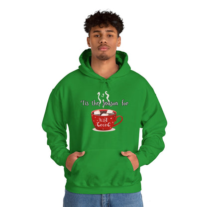 'Tis the Season for Hot Cocoa Unisex Heavy Blend™ Hooded Sweatshirt