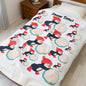 Snow Time Velveteen Plush Blanket